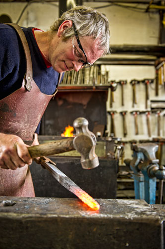 Artist Blacksmith at Fransham Forge